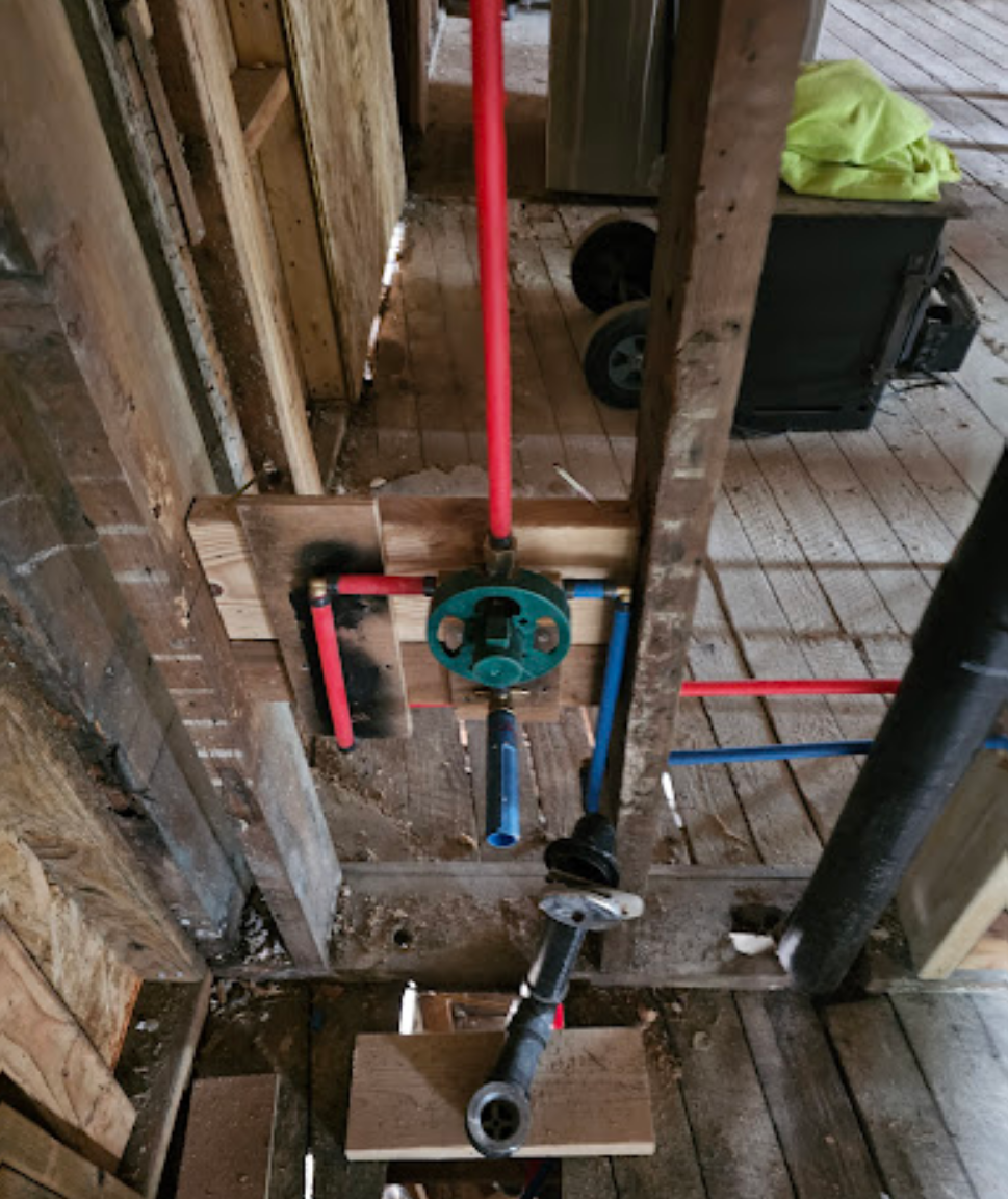 Upgraded water lines and connections